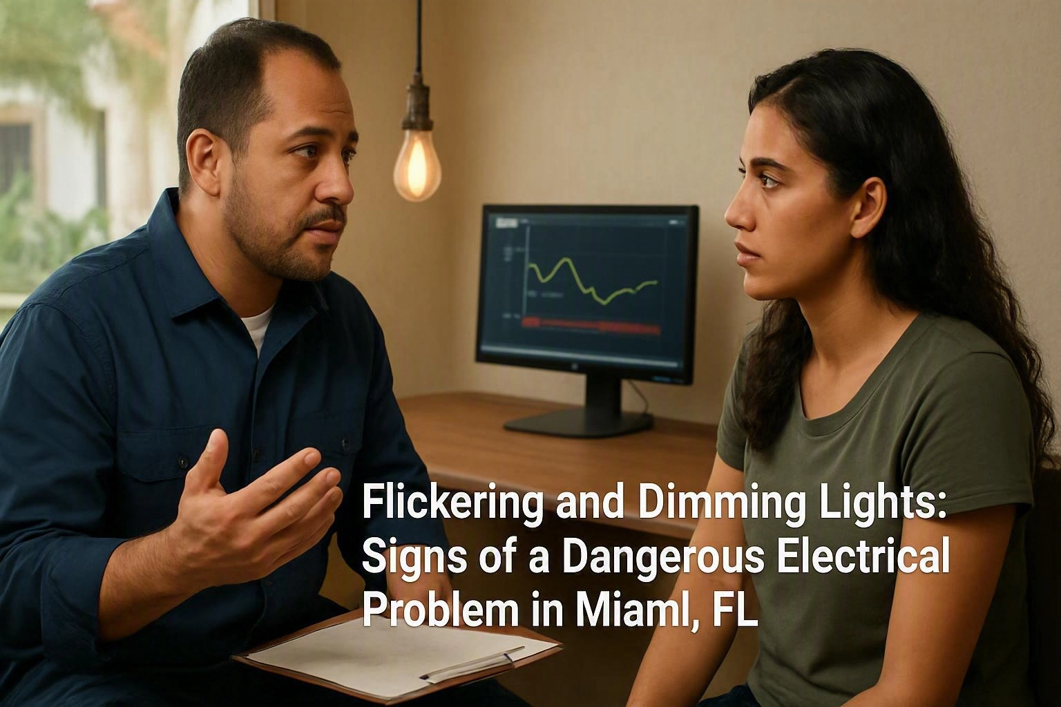 Flickering and Dimming Lights: Signs of a Dangerous Electrical Problem in Miami, FL
