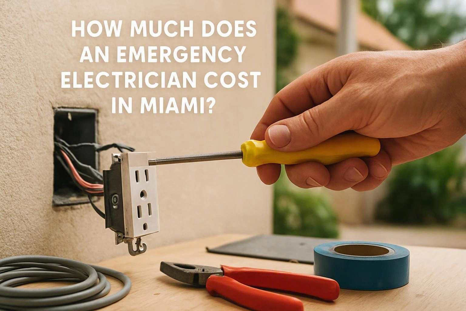 How Much Does an Emergency Electrician Cost in Miami?