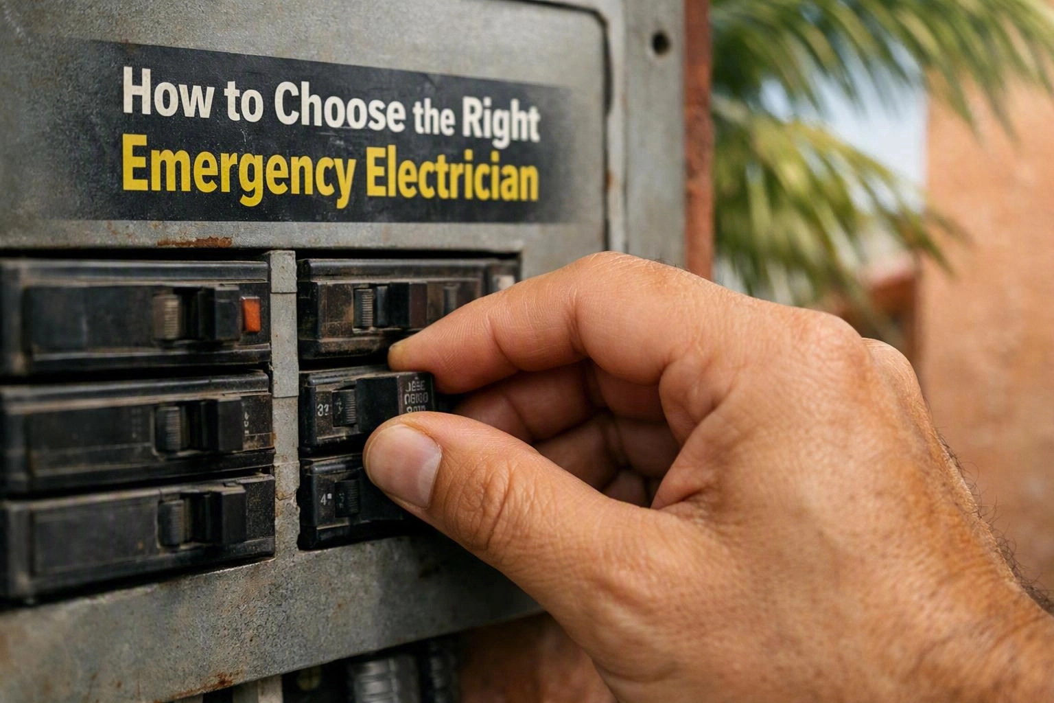 How to Choose the Right Emergency Electrician