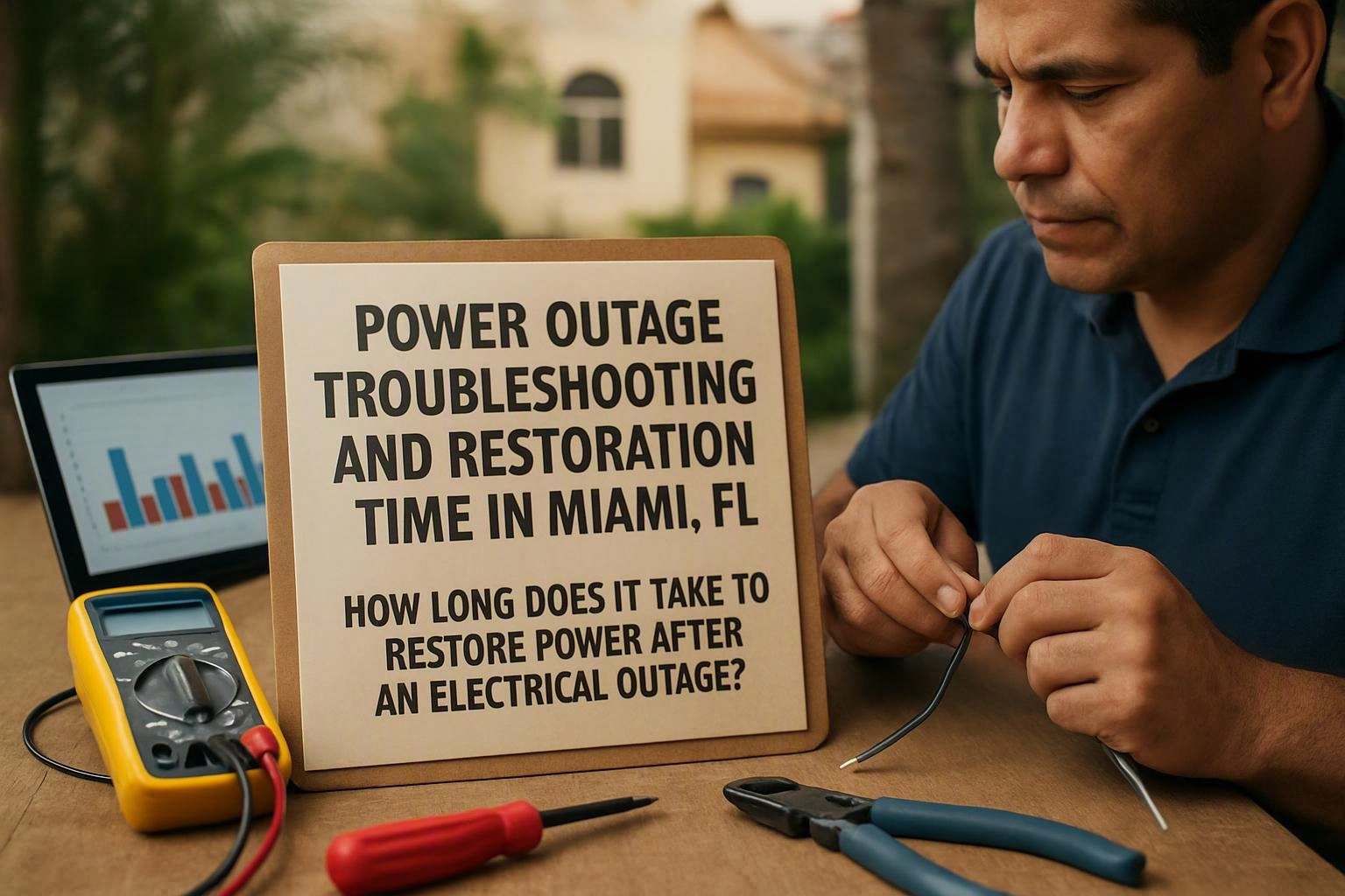 Power Outage Troubleshooting and Restoration Time in Miami, FL