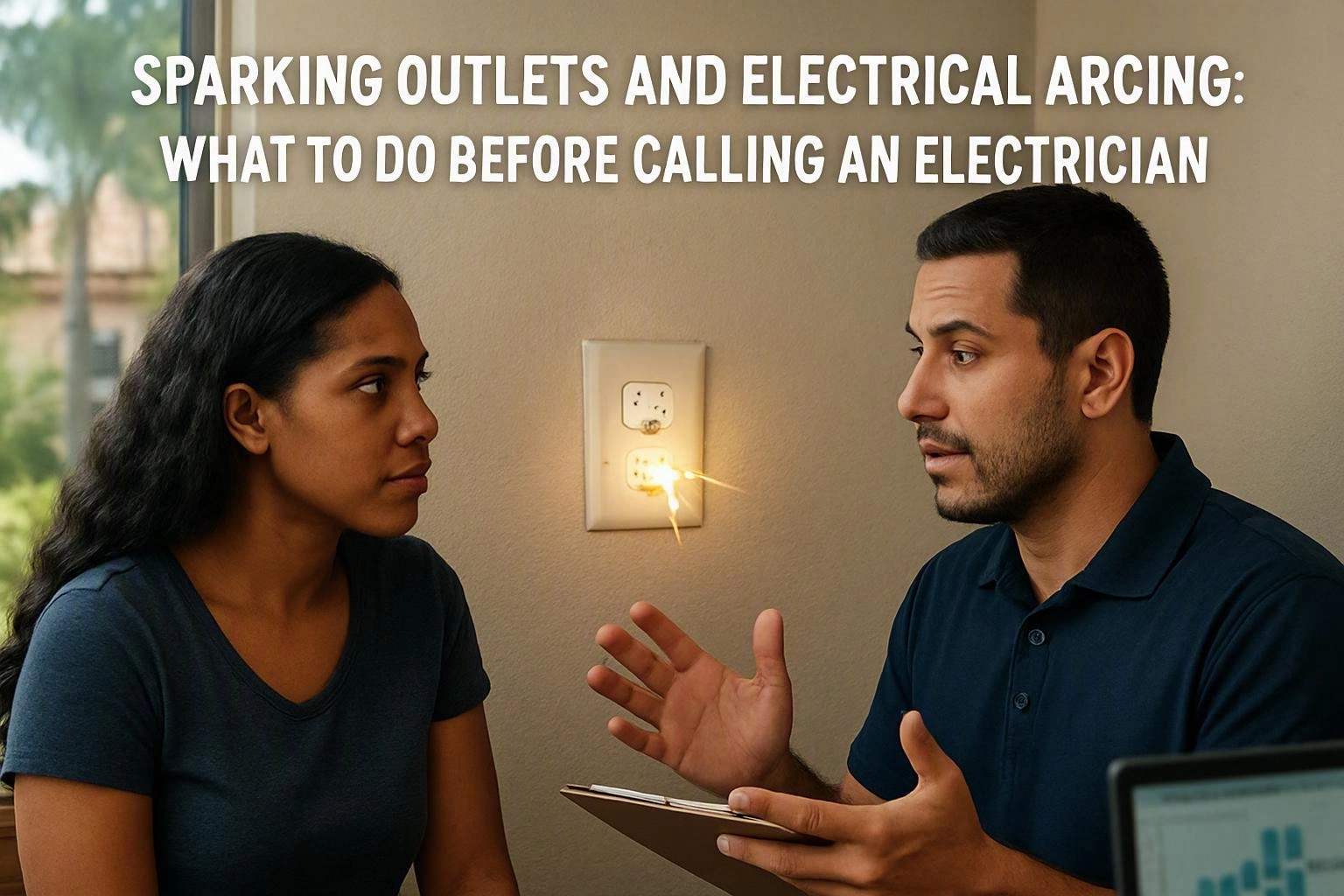 Sparking Outlets and Electrical Arcing: What to Do Before Calling an Electrician