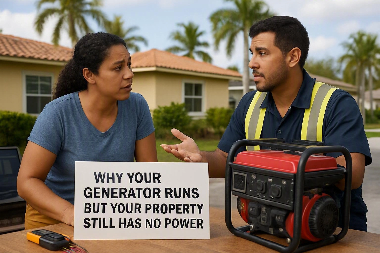 Why Your Generator Runs but Your Property Still Has No Power